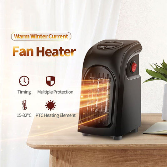 Mini Electric Ceramic Heater – Portable Room & Office Warmer