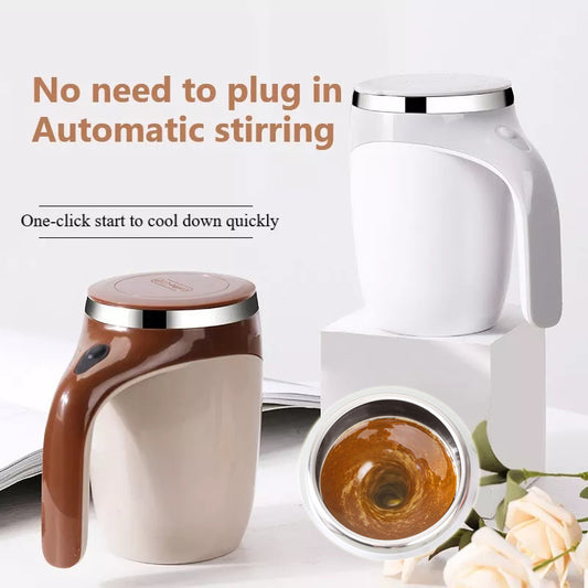 Electric Automatic Stirring Mug for Coffee & Milkshakes